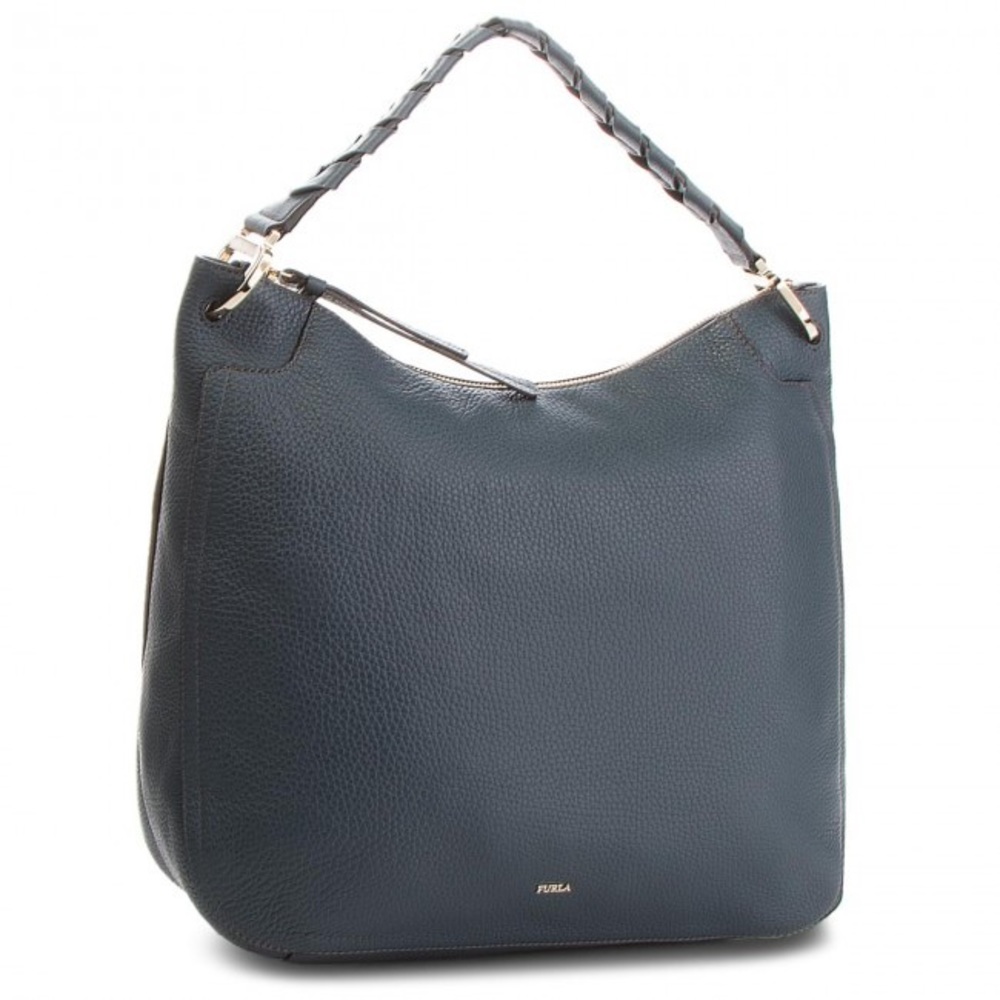 Furla Ardesia Rialto Hobo Bag EUC - Picture 2 of 16